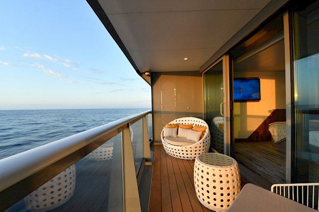 Interior design trends onboard Celebrity Flora