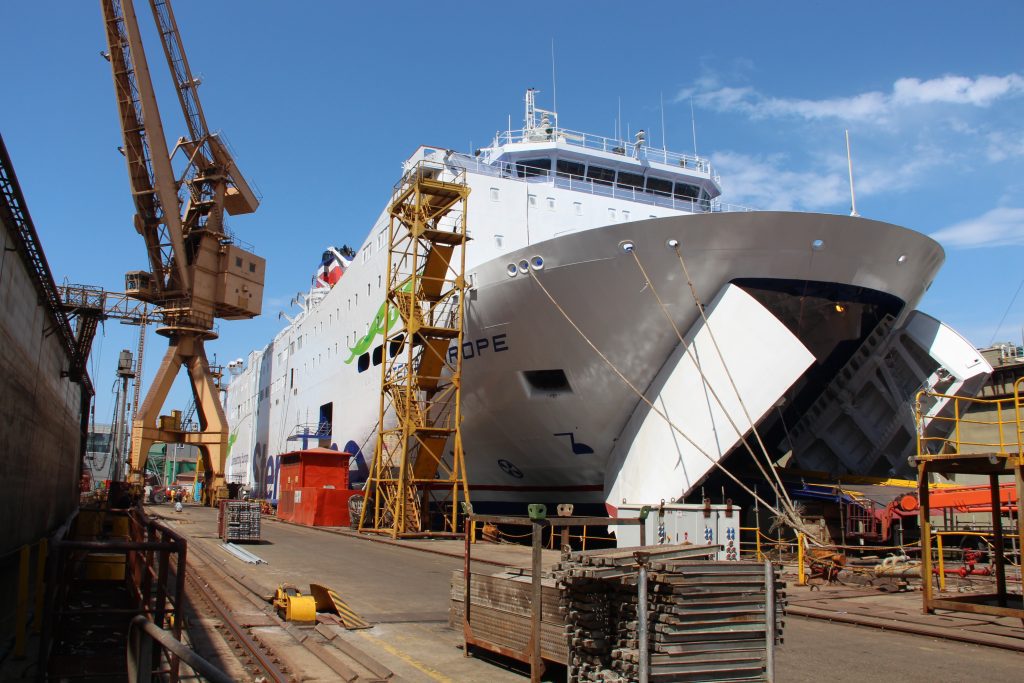 Stena Europe's refurbishment project of Stenaline RoPax Vessel.