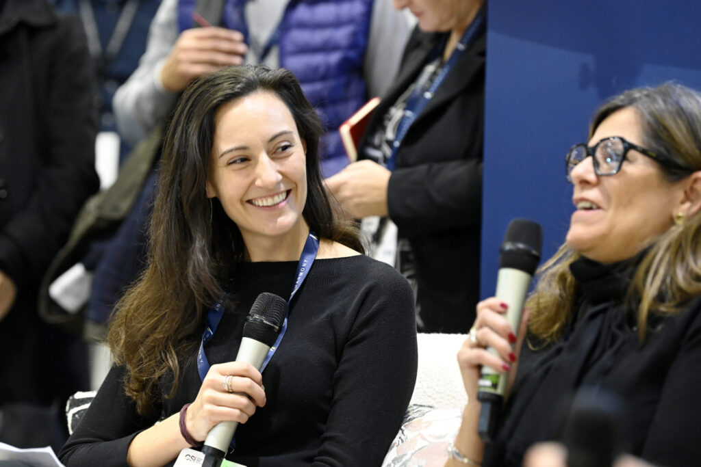 Two speakers at the CSI conference program