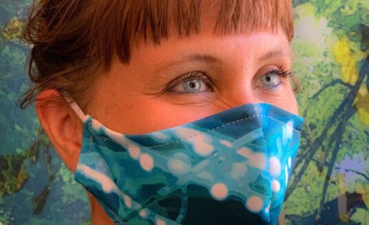 Taiga Colors design a face mask for cruise lines