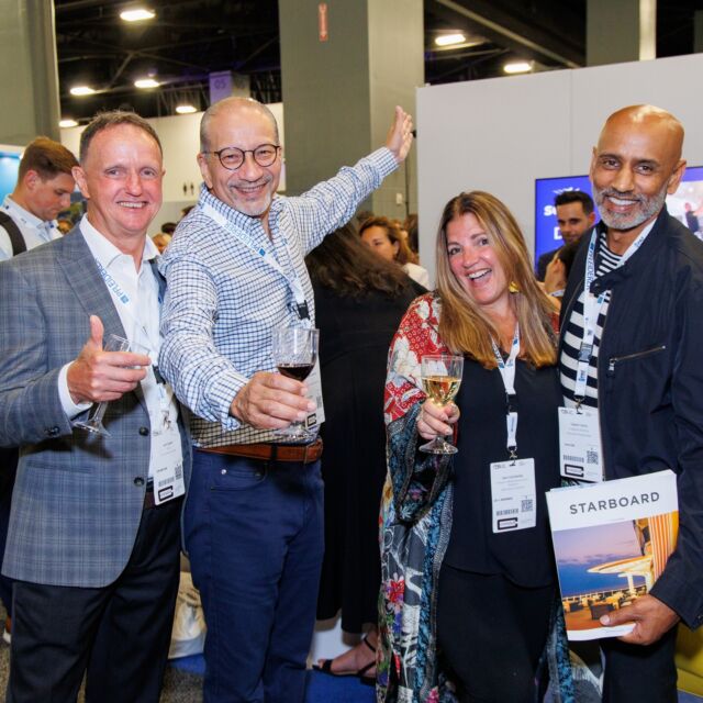 Bring on the bubbly... Happy Hour Drinks Reception is returning to CSI Design Expo Americas 🍾

Hosted by @almacogroup, Somec Gruppo, @greenhousefabrics, and @arosmarine, Happy Hour is the perfect opportunity for you to relax and mingle with the cruise interiors community after a busy first day on the show floor 🌴

This event is open to everyone and is also co-located with @hotelandresortdesignsouth, giving you the chance to create even more new connections with designers, architects, suppliers, and leading brands from the hotel interiors community 😍

To join us for some sips and socializing at the Miami Beach Convention Center, simply register for your free pass today... 🎫 link in bio

#CSI24 #cruiseinteriors #happyhour #cruisecommunity #miamibeach