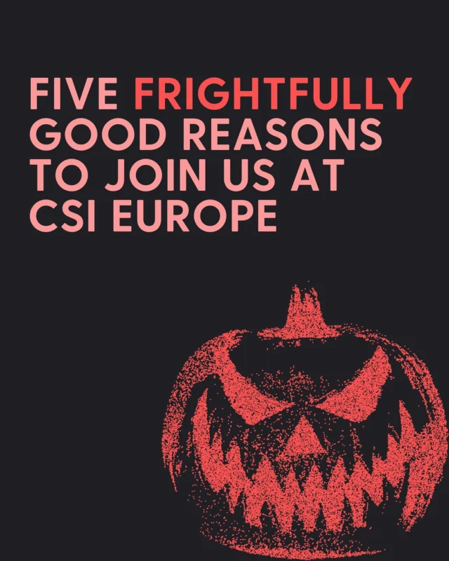 Something wickedly wonderful this way comes... and its CSI Design Expo Europe 👻

Dare to see what’s lurking behind the doors of Hamburg Messe + Congress on 3 - 4 December? Register for your free pass today! Link in bio 🎃 

#HappyHalloween #CSIE25 #cruiseshipinteriors #cruisecommunity #cruisedesign