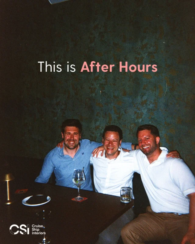 A little mystery, a very good guest list, and a night worth a rewind 📸

Want to join us for After Hours in Hamburg? Simply upgrade to a Plus Pass when registering and we'll see you there! Link in bio 🔗

Already registered but want to upgrade, or interested in sponsoring After Hours? Get in touch with the team at: info@cruiseshipinteriors-europe.com for more information 💌 

49 days to go 🥳

#CSIA26 #CSIE26 #cruiseinteriors #cruisecommunity #cruiseshipinteriors #AfterHours